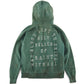 READYMADE x  SAINT MICHAEL Green Distressed Hoodie