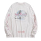 BALENCIAGA Music Pink Martini Merch Long Sleeve Oversized T-Shirt