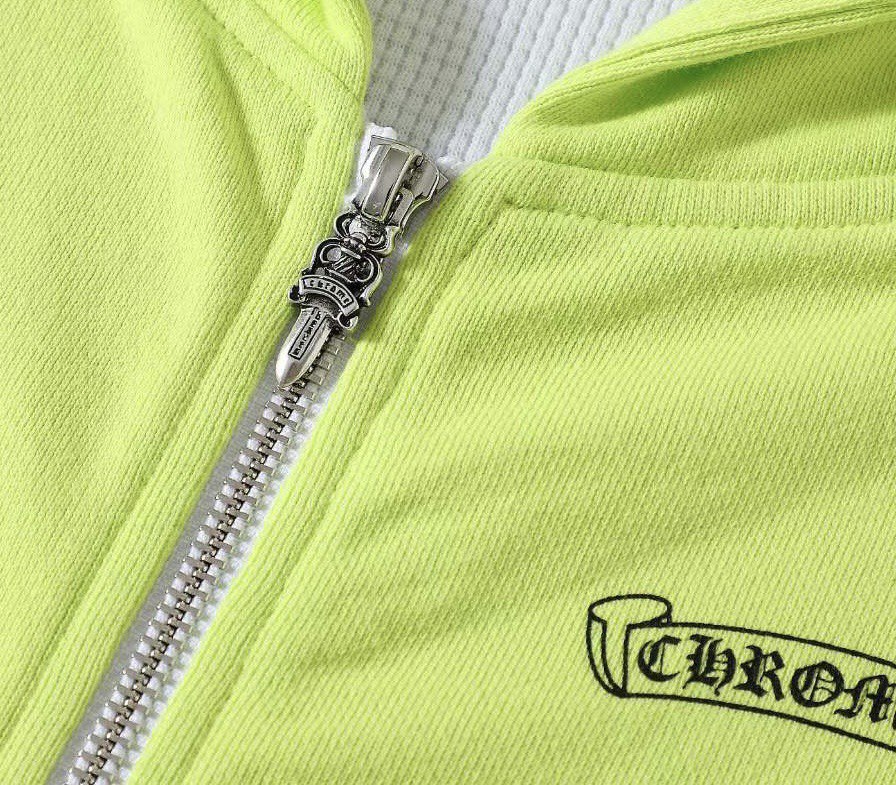 Chrome hearts discount hoodie lime green