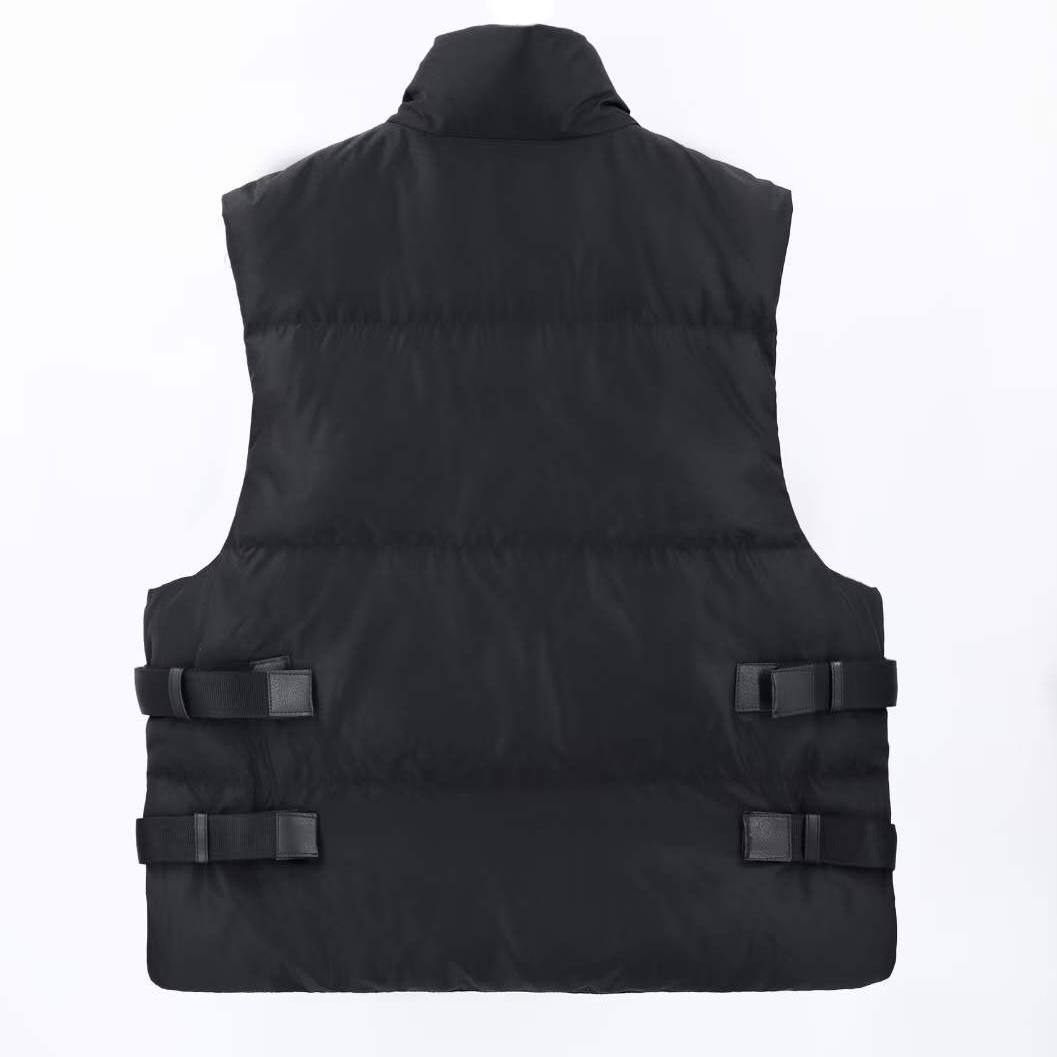 GIVENCHY Sleeveless Puffer Jacket With Metallic Details