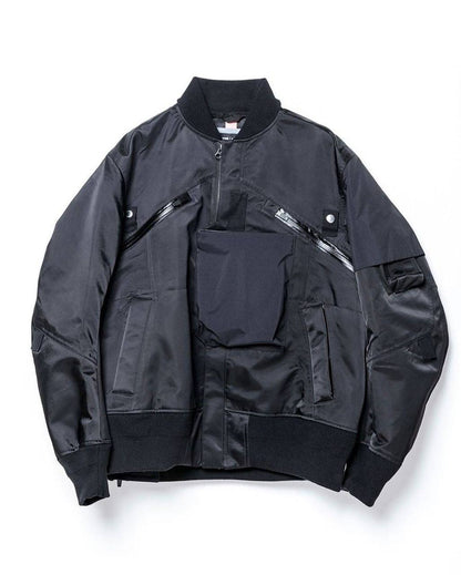 SACAI X ACRONYM Bomber Jacket Khaki/Black