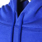 VETEMENTS Logo-Print Blue Oversized Hoodie
