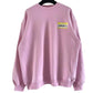 VETEMENTS Logo Print Pink Sweatshirt