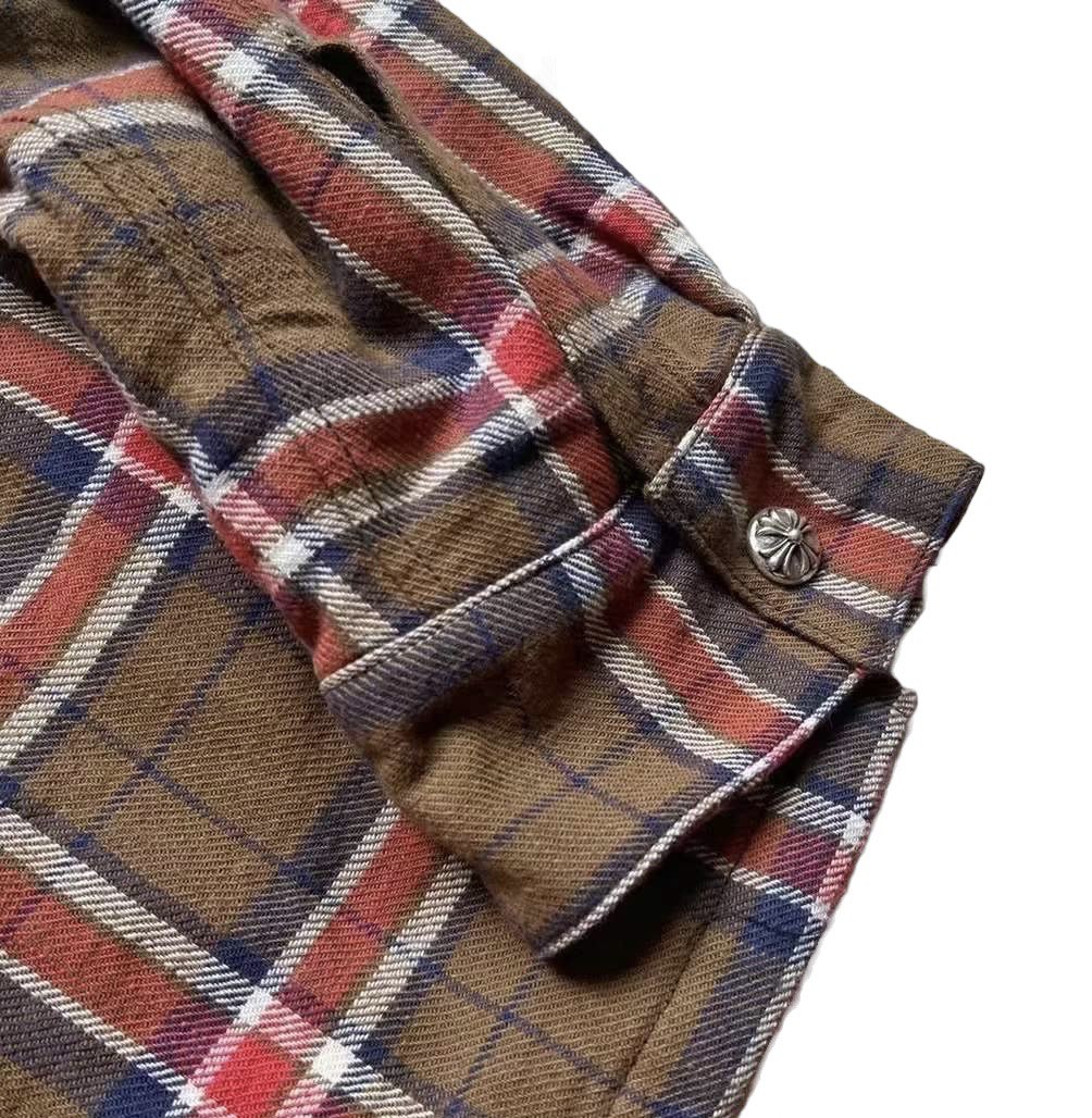 CHROME HEARTS Plaid Shirt