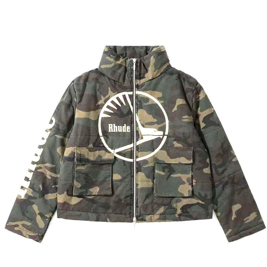 RHUDE Puffer Coat 'Camo'