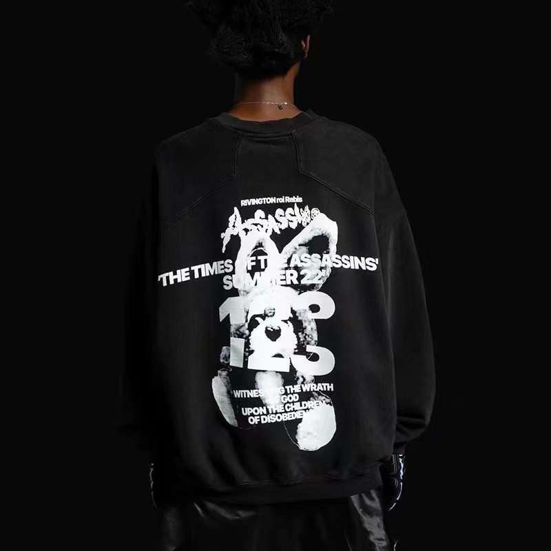RIVINGTON roi Rebis RRR-123 Assassins Black Sweatshirt