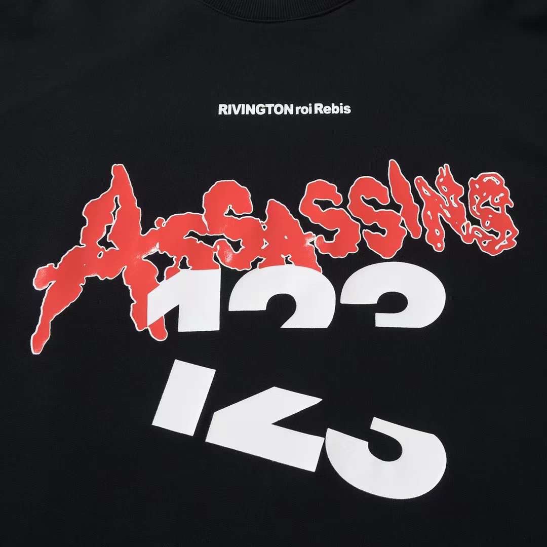 RIVINGTON roi Rebis RRR-123 Assassins Black Sweatshirt