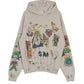 SAINT MICHAEL  Graffiti Print Hoodie