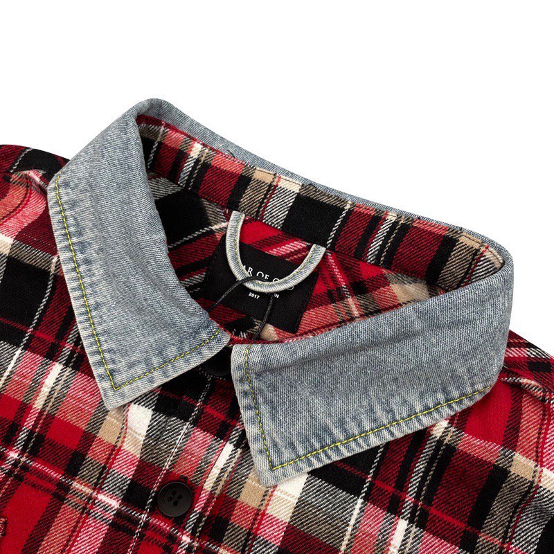 FEAR OF GOD 5th Collection Denim Collared Flannel