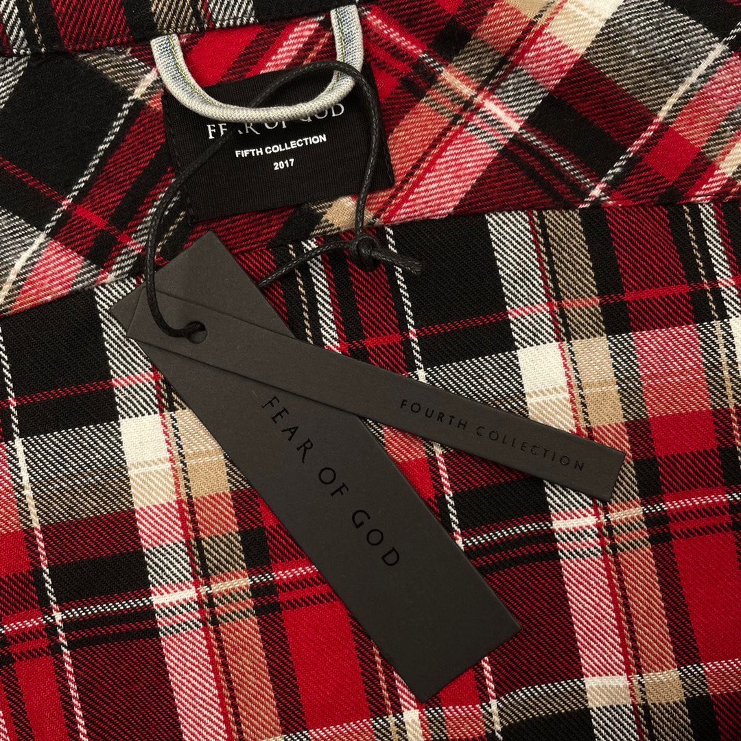 FEAR OF GOD 5th Collection Denim Collared Flannel