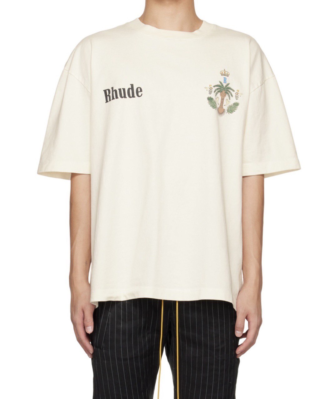 RHUDE Las Palmas White T-shirt