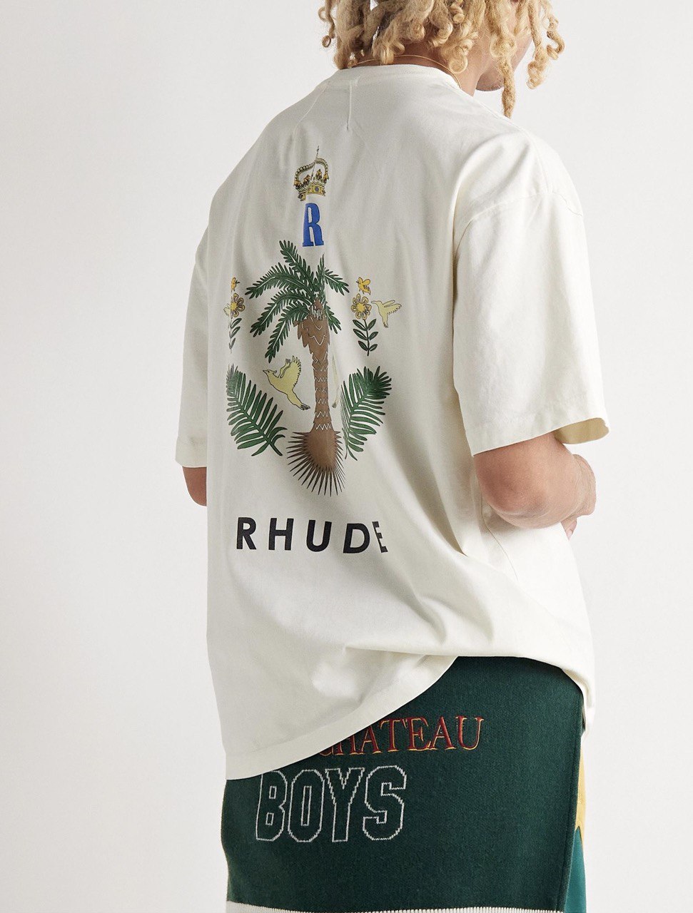 RHUDE Las Palmas White T-shirt