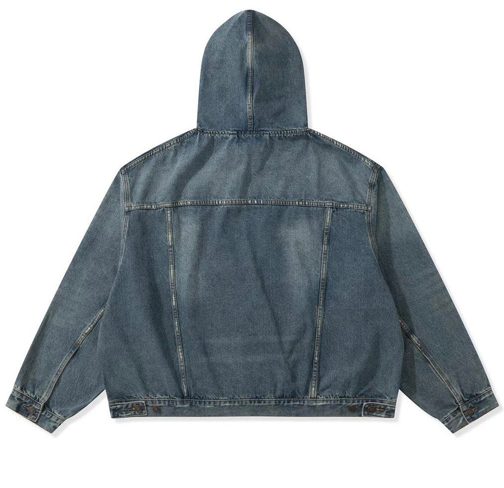 BALENCIAGA Washed-Effect Denim Jacket