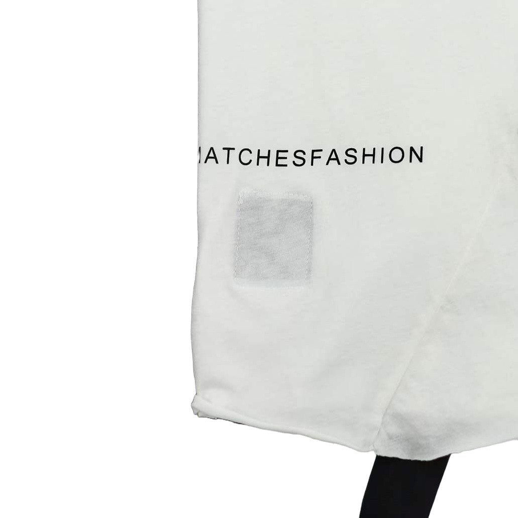 RICK OWENS x  MICHELE LAMY  Tommy Printed Cotton White T-Shirt