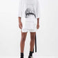 RICK OWENS x  MICHELE LAMY  Tommy Printed Cotton White T-Shirt