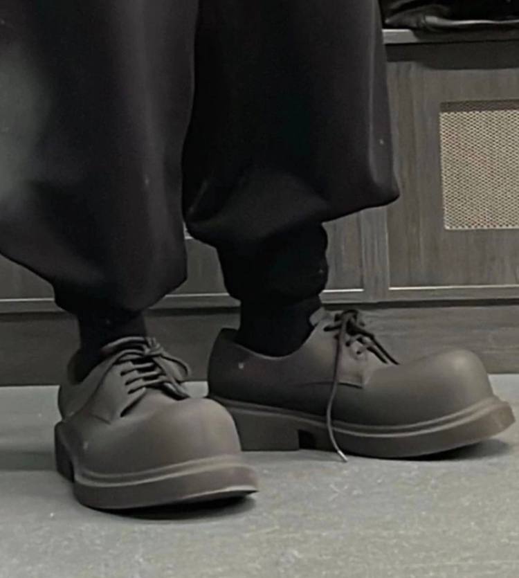 BALENCIAGA Steroid Derby Rubber Shoes