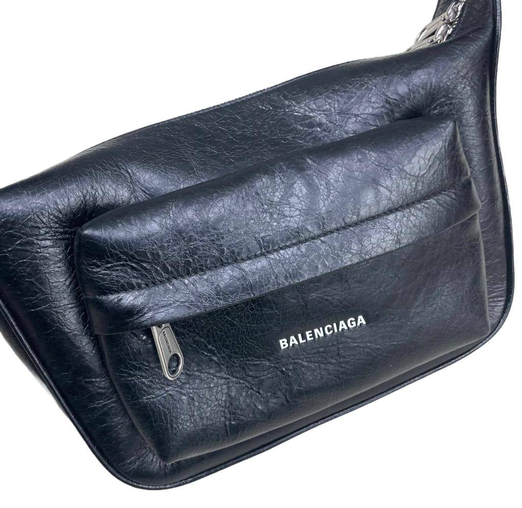 BALENCIAGA Raver Medium Bag With Handle In Black