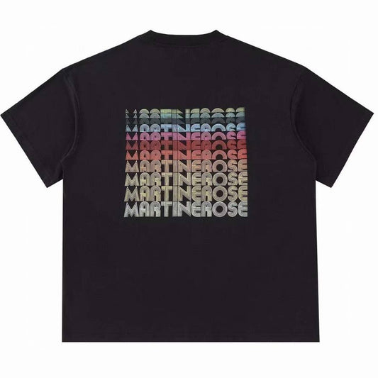 MARTINE ROSE Multicolor Logo Print T-shirt